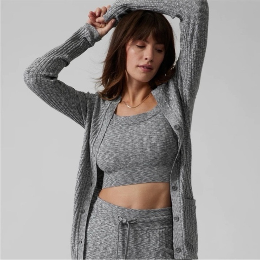 Athleta Revolve Cardigan in Grey